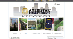 Desktop Screenshot of ameristarfencecharlotte.com